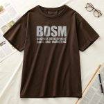 BDSM Unisex Dropshoulder Tshirt