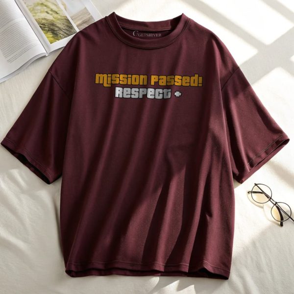 Misssion Passed Unisex Dropshoulder Tshirt - Image 6