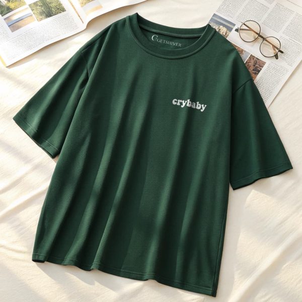 Crybaby Unisex Dropshoulder Tshirt - Image 7