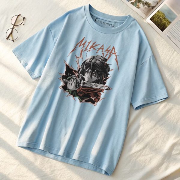 Mikasa Unisex Dropshoulder Tshirt - Image 10