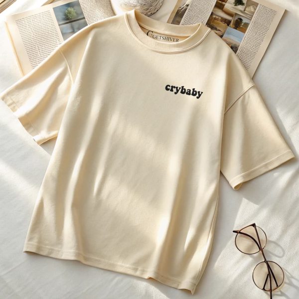 Crybaby Unisex Dropshoulder Tshirt - Image 10