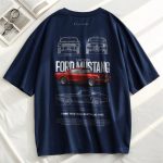 Mustang Legacy Unisex Dropshoulder Tshirt