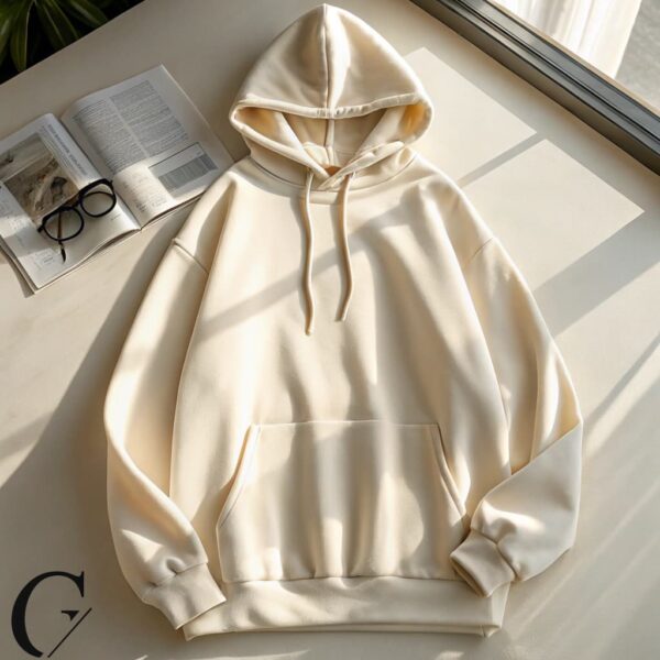Solid Drop Shoulder Oversized Hoodie | Premium Hoodie by Getshiver