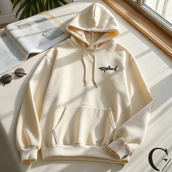 Cold Shark Dropshoulder Hoodie – Oversized Premium Streetwear by Getshiver