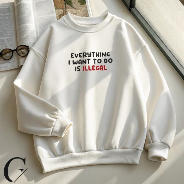 The All-Illegal Oversized Graphic Sweatshirt | Statement Streetwear for Men & Women by Getshiver