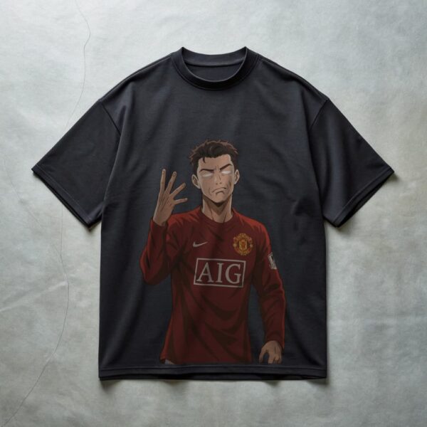 Ronaldo Prime Edition Dropshoulder Oversized T Shirt – 200+ GSM French Terry Cotton Premium Fit
