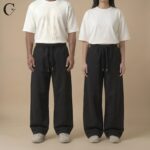 Essential Black Baggy Trousers for Men | Premium Relaxed Fit Streetwear Joggers - Getshiver