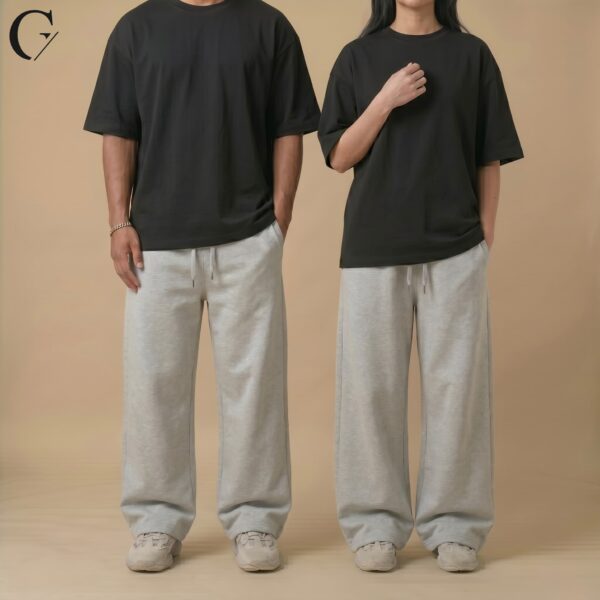 Essential Gray Baggy Trousers for Men | Premium Relaxed Fit Oversized Joggers – Getshiver