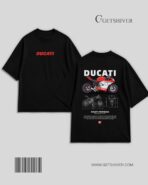 Ducati Panigale Drop Shoulder Tee – Unisex Oversized Dropshoulder Motorcycle Graphic T-Shirt | GetShiver - Image 5