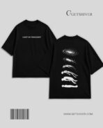 Lost in Thought Oversized Drop Shoulder Tee - Unisex Cosmic Graphic T-Shirt | GetShiver - Image 10