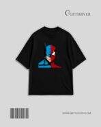 Knight & Spider Tee | Unisex Oversized Drop Shoulder Graphic T Shirt | GetShiver - Image 6