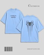 It’s Okay I’m Spiderman Tee – Unisex Oversized Heavyweight Drop Shoulder Graphic T-Shirt | GetShiver - Image 10
