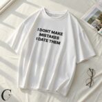 The Mistake Tee – Unisex Oversized Dropshoulder Graphic T-Shirt | GetShiver