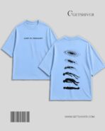 Lost in Thought Oversized Drop Shoulder Tee - Unisex Cosmic Graphic T-Shirt | GetShiver - Image 9