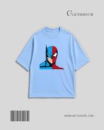 Knight & Spider Tee | Unisex Oversized Drop Shoulder Graphic T Shirt | GetShiver - Image 5