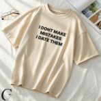 The Mistake Tee – Unisex Oversized Dropshoulder Graphic T-Shirt | GetShiver - Image 5