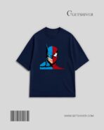 Knight & Spider Tee | Unisex Oversized Drop Shoulder Graphic T Shirt | GetShiver - Image 7