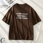 The Mistake Tee – Unisex Oversized Dropshoulder Graphic T-Shirt | GetShiver - Image 6