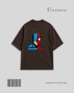 Knight & Spider Tee | Unisex Oversized Drop Shoulder Graphic T Shirt | GetShiver - Image 9