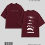 Lost in Thought Oversized Drop Shoulder Tee - Unisex Cosmic Graphic T-Shirt | GetShiver