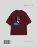 Knight & Spider Tee | Unisex Oversized Drop Shoulder Graphic T Shirt | GetShiver - Image 10