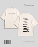 Lost in Thought Oversized Drop Shoulder Tee - Unisex Cosmic Graphic T-Shirt | GetShiver - Image 7